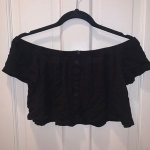 Black Crop Top